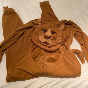 Lion Costume Onesie Size Large